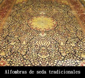 Alfombras de seda tradicionales